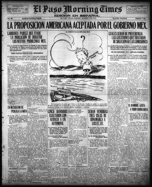 Primary view of object titled 'El Paso Morning Times (El Paso, Tex.), Vol. 36TH YEAR, Ed. 1, Saturday, August 5, 1916'.