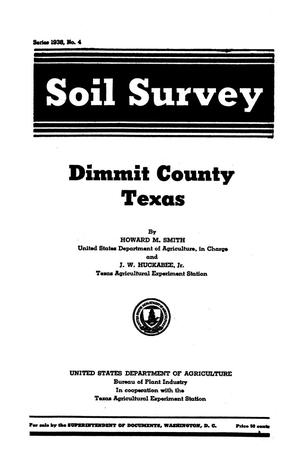 Primary view of object titled 'Soil Survey for Dimmit County, Texas'.