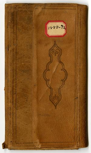 Primary view of object titled 'Letterbook 1888-1892'.