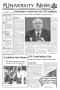 Primary view of The University News (Irving, Tex.), Vol. 38, No. 2, Ed. 1 Tuesday, September 18, 2007