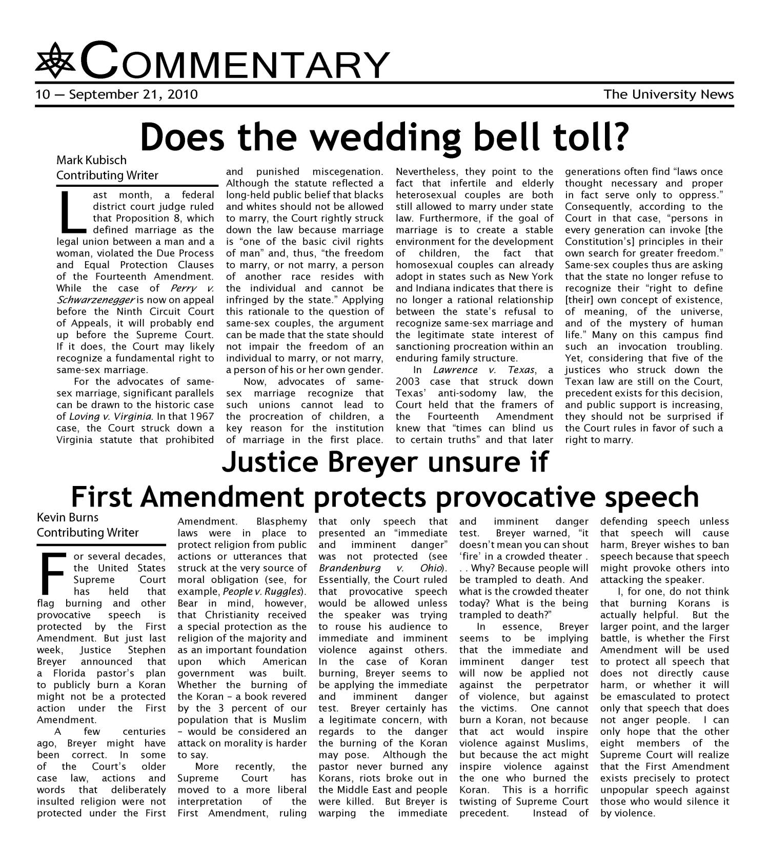 The University News (Irving, Tex.), Vol. 36, No. 2, Ed. 1 Tuesday, September 21, 2010
                                                
                                                    [Sequence #]: 10 of 12
                                                