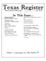 Journal/Magazine/Newsletter: Texas Register, Volume 15, Number 94, (Volume I), Pages [7233-7360], …