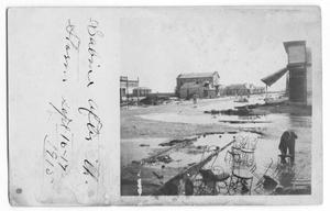 Primary view of object titled '[View of Sabine After Flood]'.