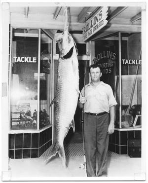 Primary view of object titled '[Man with Tarpon]'.