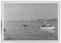 Photograph: [Row of Boats in Ocean]