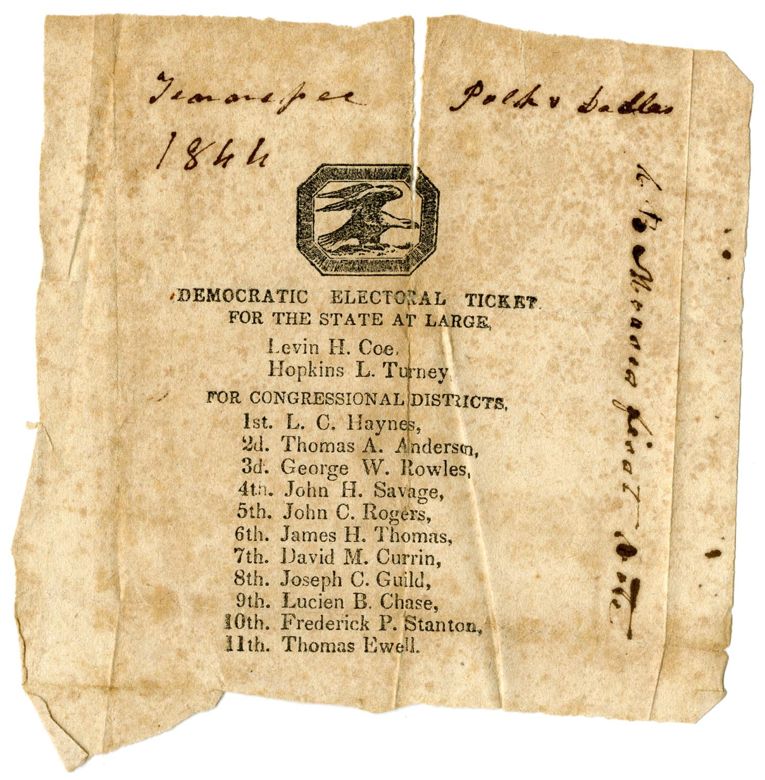 [Electoral ticket, 1820]
                                                
                                                    [Sequence #]: 1 of 2
                                                