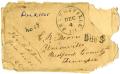 Primary view of [Envelope from John Barr and Anna Barr addressed to Charles Moore, December 4, 1865]