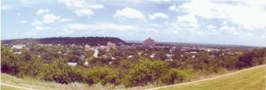 Primary view of object titled '[A Panorama of Mineral Wells, Texas:   Looking East]'.