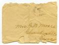 Primary view of [Envelope addressed to Mrs. C. B. Moore, November 25, 1902]