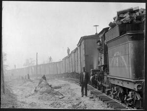 Primary view of object titled '[Texas South-Eastern Railroad Engine 3]'.