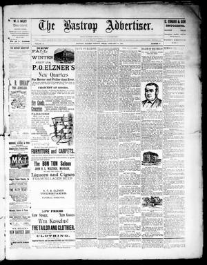 Primary view of object titled 'The Bastrop Advertiser (Bastrop, Tex.), Vol. 35, No. 52, Ed. 1 Saturday, February 10, 1894'.