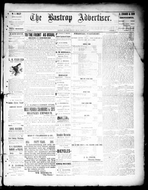 Primary view of object titled 'The Bastrop Advertiser (Bastrop, Tex.), Vol. 39, No. 11, Ed. 1 Saturday, March 16, 1895'.