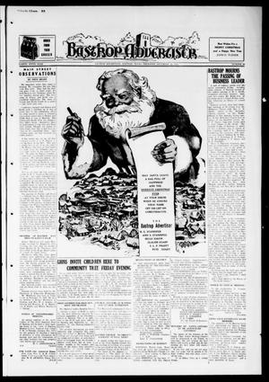 Primary view of object titled 'Bastrop Advertiser (Bastrop, Tex.), Vol. 85, No. 40, Ed. 1 Thursday, December 22, 1938'.