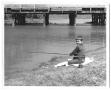 Photograph: [Photograph of a Boy Fishing at Bachman Lake]