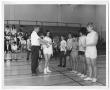 Primary view of [Photograph of Students Learning How to Play Badminton]