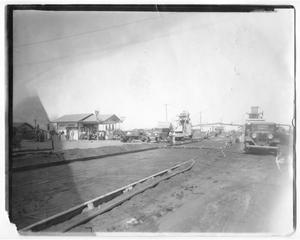 Primary view of object titled '[Lucky Corner filling station]'.