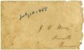 Thumbnail image of item number 3 in: '[Letter from Elvira Moore to Josephus C. Moore, July 10, 1859]'.