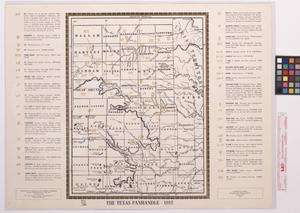Primary view of object titled 'The Texas Panhandle : 1885 / compiled by the editors, Panhandle-Plains Historical Review.'.