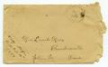 Thumbnail image of item number 1 in: '[Envelope addressed to Miss Linnet Moore, October 7, 1897]'.