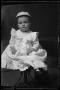 Photograph: [Toddler boy in a white gown]