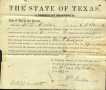 Letter: [A "State of Texas" deed signed by Wm Richter C.D. Barrnet]