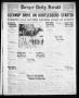 Newspaper: Borger Daily Herald (Borger, Tex.), Vol. 3, No. 2, Ed. 1 Monday, Nove…