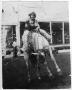Primary view of Ruth Roach Riding a Bucking Bronco