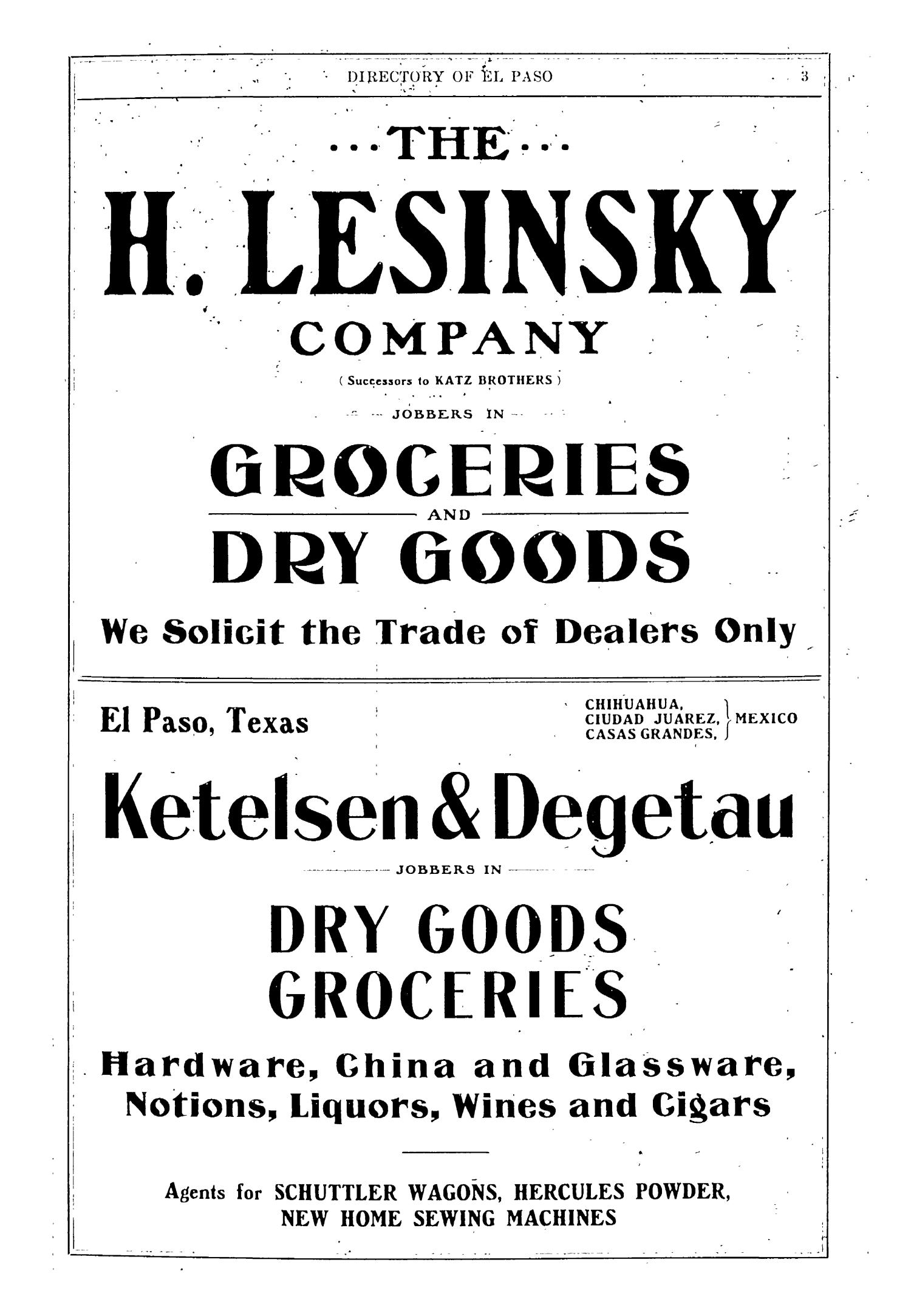 El Paso Directory for 1903
                                                
                                                    3
                                                