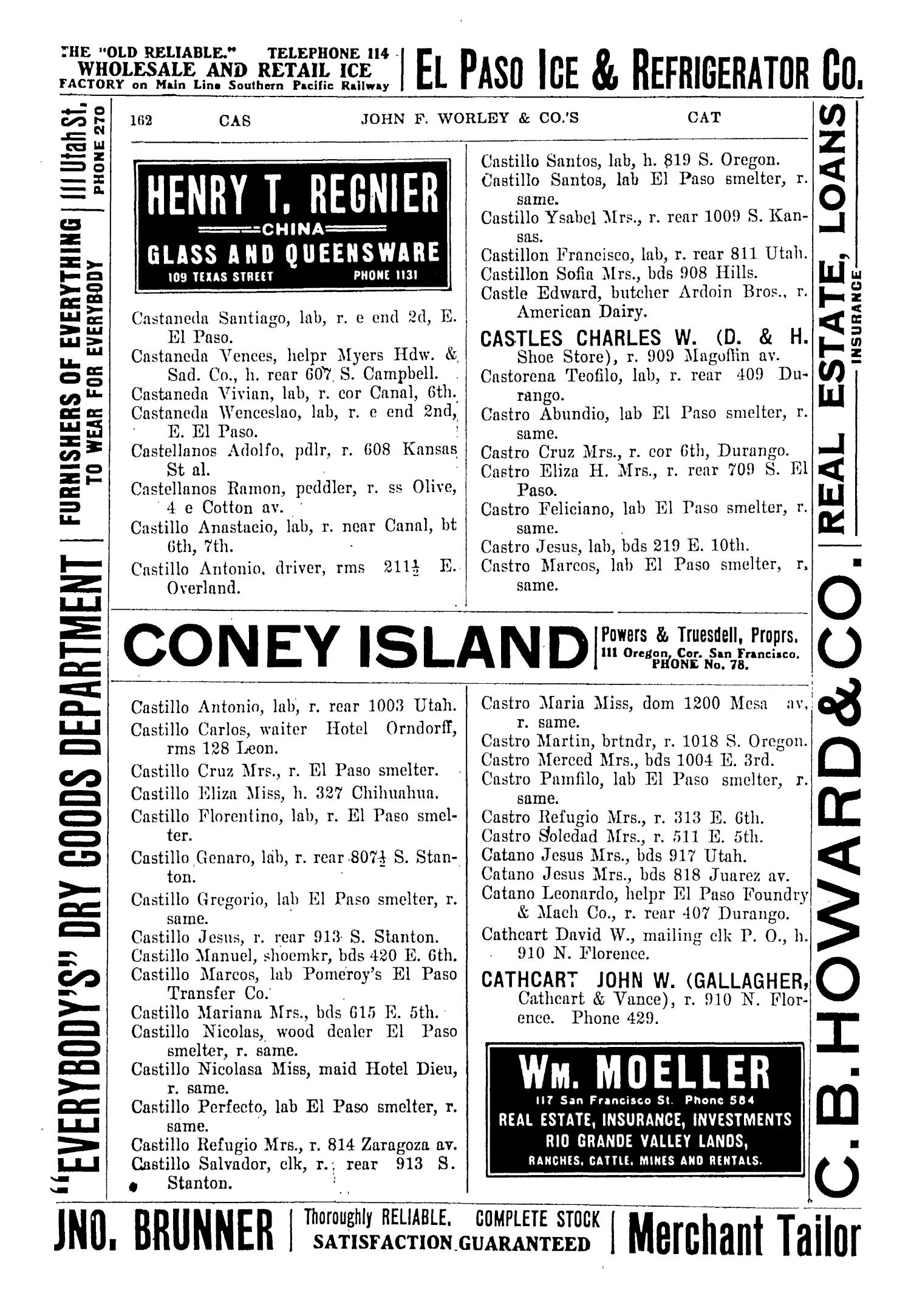 John F. Worley & Co.'s El Paso Directory for 1906
                                                
                                                    162
                                                