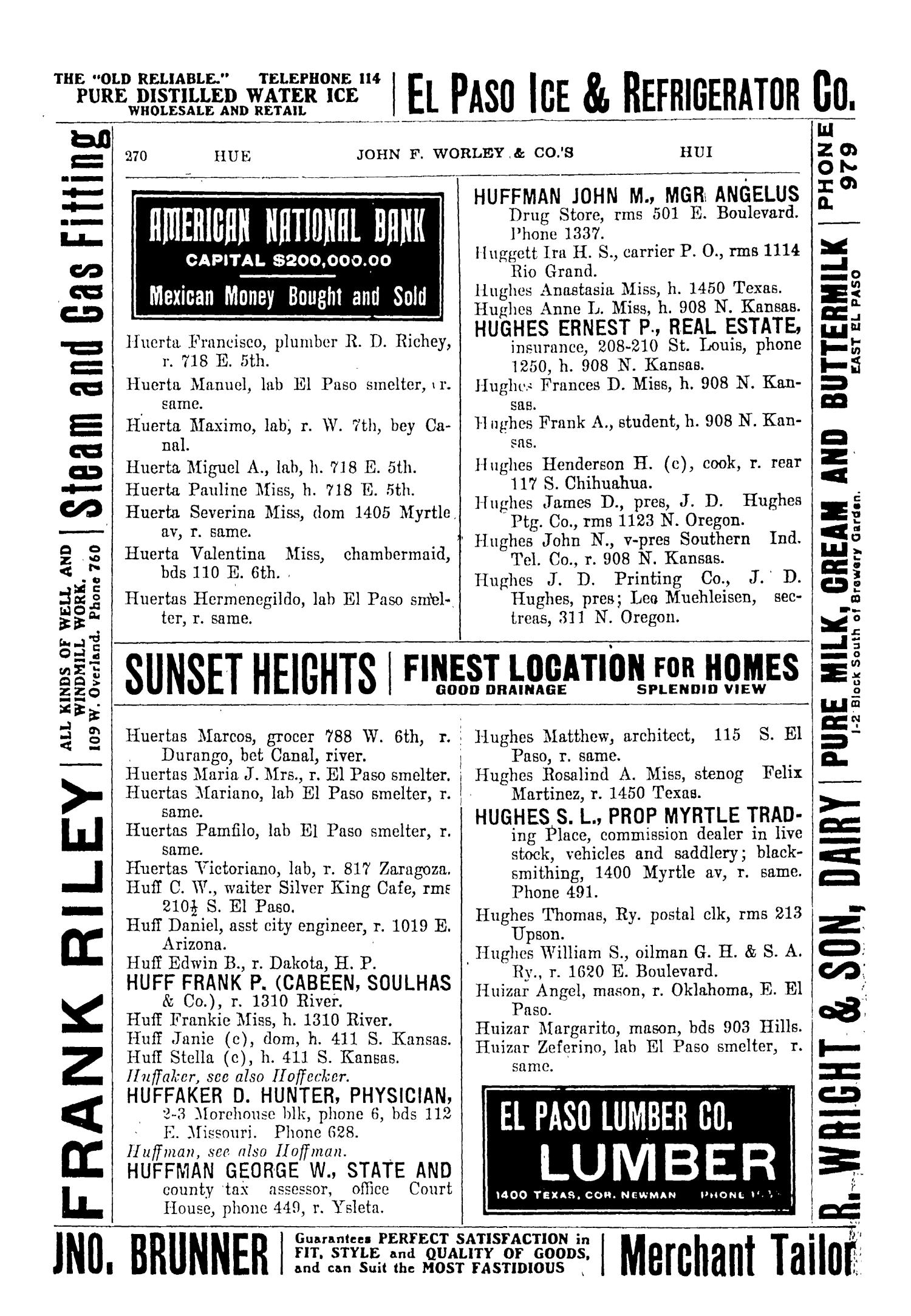 John F. Worley & Co.'s El Paso Directory for 1906
                                                
                                                    270
                                                