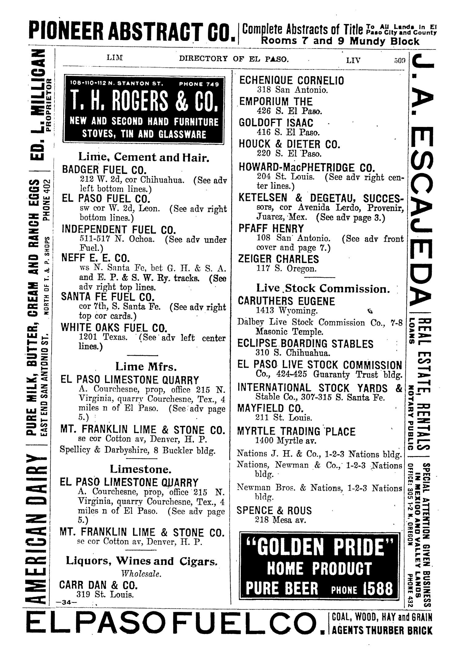 John F. Worley & Co.'s El Paso Directory for 1906
                                                
                                                    509
                                                