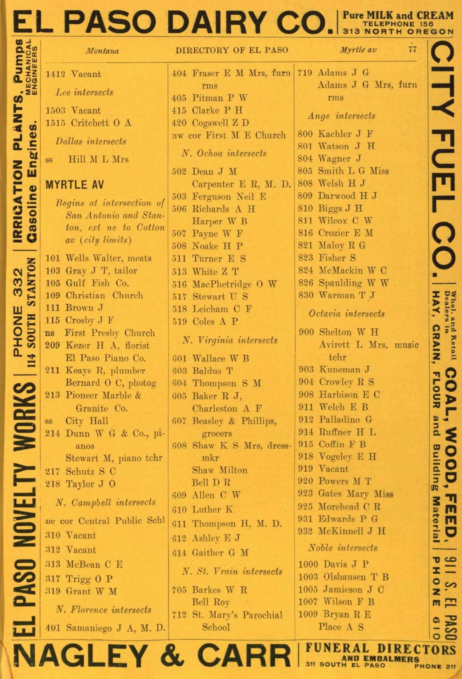 John F. Worley & Co.'s El Paso Directory for 1904
                                                
                                                    77
                                                