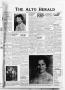 Thumbnail image of item number 1 in: 'The Alto Herald (Alto, Tex.), No. 33, Ed. 1 Thursday, January 21, 1960'.