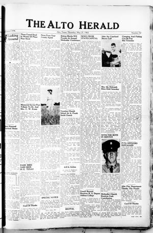 Primary view of object titled 'The Alto Herald (Alto, Tex.), No. 52, Ed. 1 Thursday, May 27, 1965'.