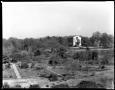 Photograph: [Aerial view of the Little Chapel-in-the-Woods and surrounding area]