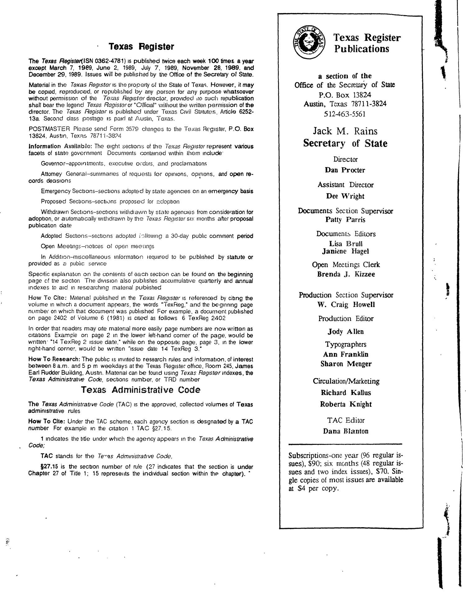 Texas Register, Volume 14, Number 4, Pages 235-293, January 13, 1989
                                                
                                                    236
                                                