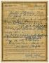 Primary view of [Contract for Statuary for Audelia Gabino's grave, 1929]