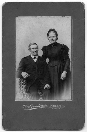 Primary view of object titled '[Portrait of a Married Danish Couple]'.