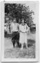 Thumbnail image of item number 1 in: '[A Brother and a Sister Standing Outdoors]'.