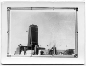 Primary view of object titled '[View of a General Motors Building]'.
