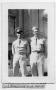 Photograph: [Carl Larsen and Jack Wind Wearing Military Uniforms]
