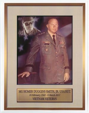 Primary view of object titled 'Homer Duggins Smith, Jr., United States Army Retired'.