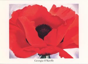 Primary view of object titled 'Georgia O'Keeffe 1887-1986 [Invitation]'.