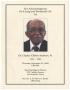 Primary view of [Funeral Program for Charles Andrews, Sr., September 23, 2004]