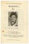 Pamphlet: [Funeral Program for Betty Anthony, February 14, 1973]