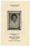 Primary view of [Funeral Program for Clara L. Arnold, February 12, 1982]