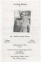Primary view of [Funeral Program for Anita Louise Bean, March 18, 1994]