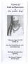 Primary view of [Funeral Program for Lucille I. Boyd, August 12, 1992]