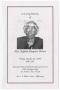 Primary view of [Funeral Program for Augusta Musgrove Brown, October 22, 1999]