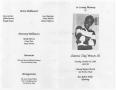 Thumbnail image of item number 3 in: '[Funeral Program for Clarence Brown, III, October 25, 1994]'.